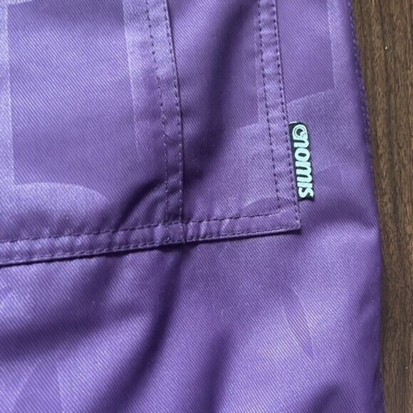 Nomis Purple Snowboard Ski Winter Pants Snap Cargo Pockets Adult Small - Picture 10 of 13
